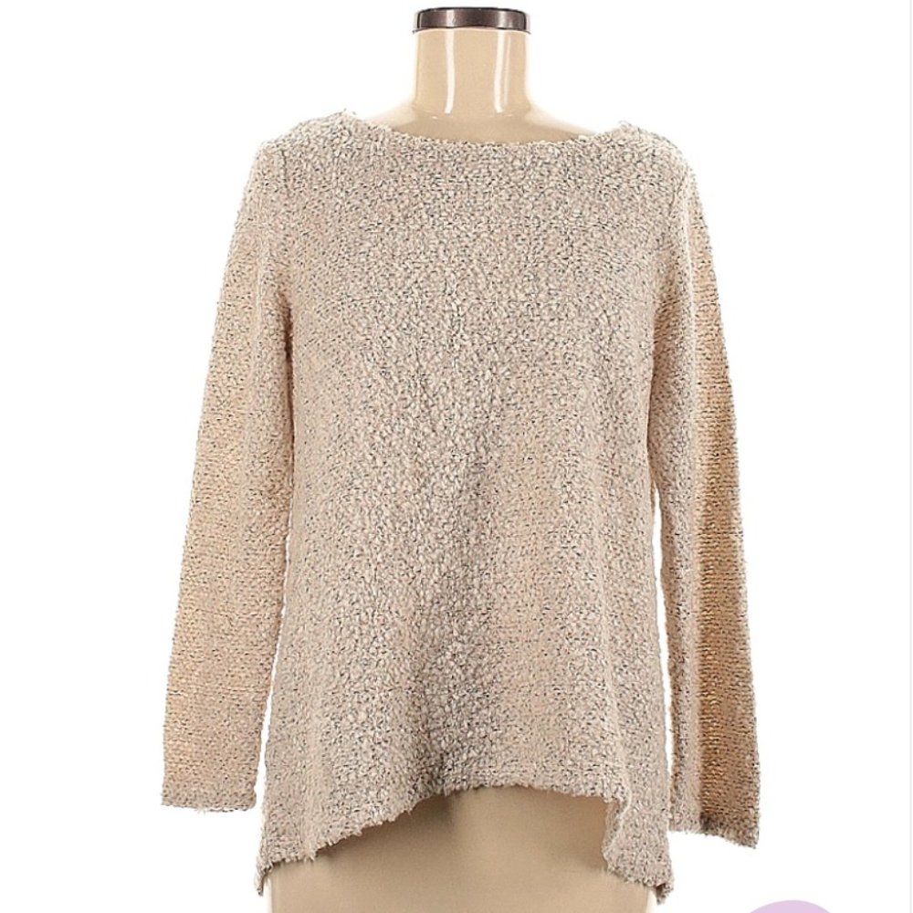 Soft Surroundings Tan Pullover Sweater - EUC
